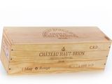 wooden box with a label of chateau hat - forman