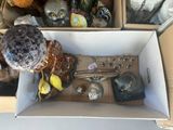 a box full of assorted items that are in the box