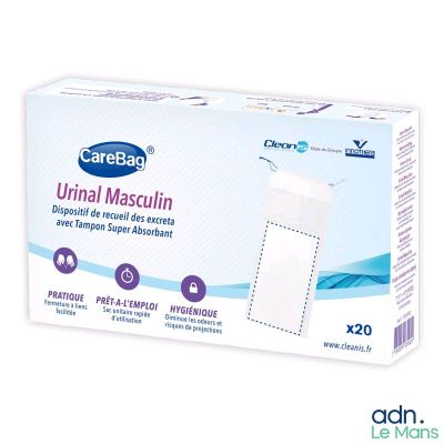 picture of carebead urinal mascuin disposable wipes - pack of 20