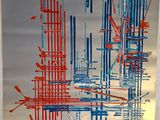 an image of an air france poster hanging on a wall