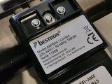 a picture of a close up of a machine with a label on it