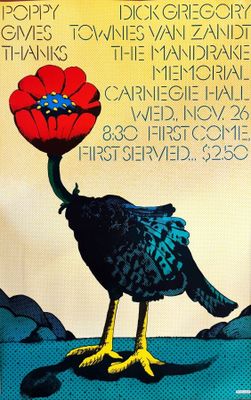 Milton Glaser (1929-2020) - Poppy gives thanks, Le Noêl de P…