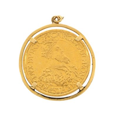 an image of a gold coin with a woman on it