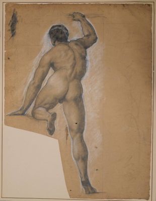 ANONYME, seconde moitié du XIXe siècle, Académie d'homme de … - Photo 1