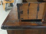 a small wooden box on top of a table
