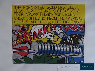 a picture of a poster on the wall of a building