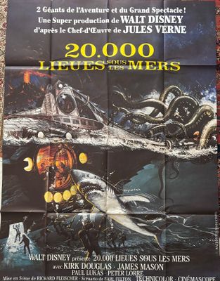 une affiche du film « Les Mâchoires des profondeurs », sorti en 2000
