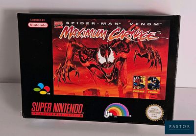 an old nintendo game box with a picture of a spider - man on it