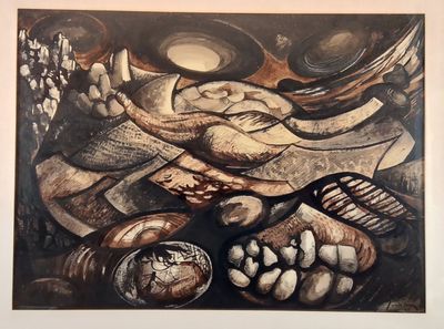 une image d'un tableau sur le mur d'une pièce