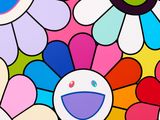 a painting of a bunch of flowers with different colors