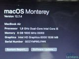 a picture of a computer screen with the macos monterey on it