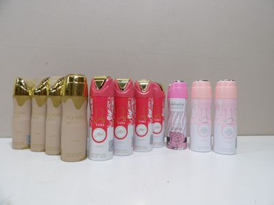 Lattafa (marque de parfums orientaux) 11 déodorants divers fragrances  - Photo 1