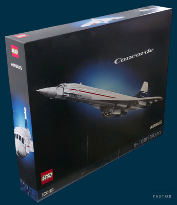 une boîte contenant une maquette d'avion