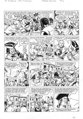 une page d'une bande dessinée représentant un homme et une femme