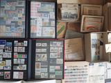 many different types of stamps in a box