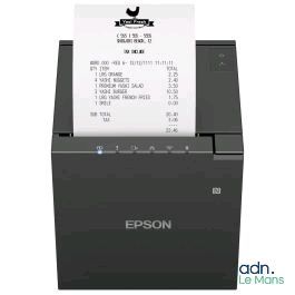 Imprimante de tickets Epson TM-T88II avec papier pour tickets