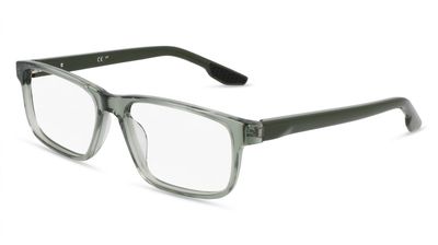 une paire de lunettes posée sur une surface blanche