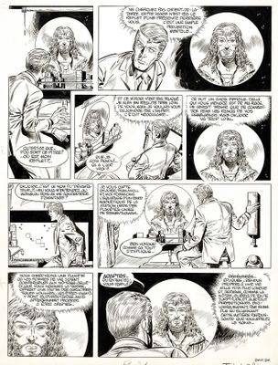 une page d'une bande dessinée mettant en scène un homme et une femme en train de discuter