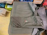 a suitcase that is sitting on the floor in a room