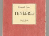 un livre rouge sur lequel est inscrit le titre « Tenebres »