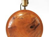 an image of a wooden flaskt with a metal handle