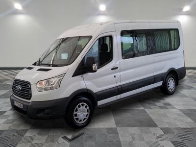 a picture of a white van parked in a room
