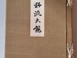 a brown book with a chinese writing on it