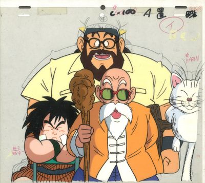 dessin humoristique représentant un groupe de personnes avec un chat et un chien