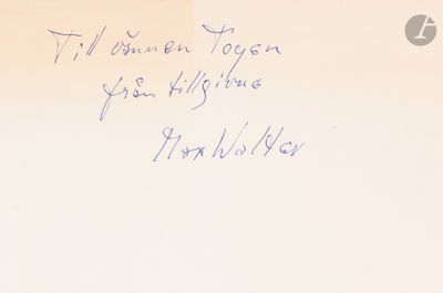a piece of paper with a handwritten message on it