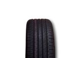 a close up of a car tire on a white background