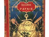 un livre sur lequel figure l'image d'un globe terrestre entouré d'autres objets