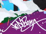 a picture of a picture of a snowboarder in the snow
