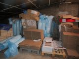 a room filled with lots of boxes and boxes