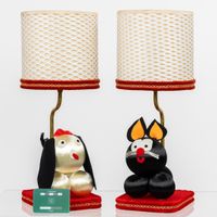 Une paire de lampes de chevet du milieu du siècle pour une c… (photo 2)