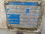 a sign on the side of a train that says btc