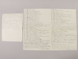 a piece of paper that has been written on it
