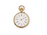 une montre de poche ancienne avec des chiffres romains et des chiffres romains sur le cadran