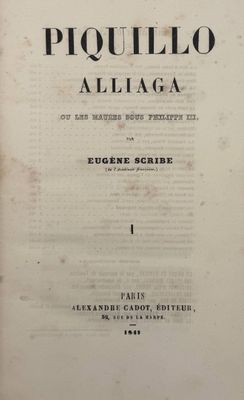 un vieux livre avec un titre en noir et blanc
