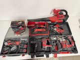 a lot of tools that are sitting on a table