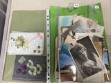a binder with pictures of women on it and a picture of a woman