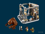 a lego star wars set with a bear and a man