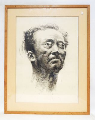 École du XXe siècle. Portrait d'homme. - Photo 1