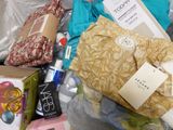 a lot of items that are sitting in a bag