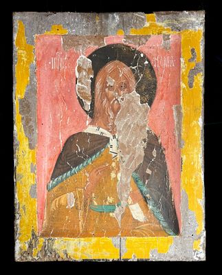 an image of a painting of a man with a beard and a hat