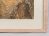 an image of a painting of a woman in a yellow dress
