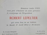 a sign that says robert lepetier on it
