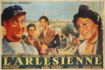 an old movie poster of a group of people on a beach