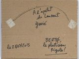 an image of a piece of cardboard with a drawing of a man holding a tennis racket