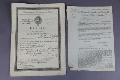 LETTRE de Monsieur ROYER Maire de la Ville de CHALON S.S. in…