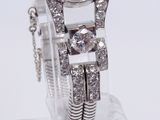 a watch that is on display on a clear stand